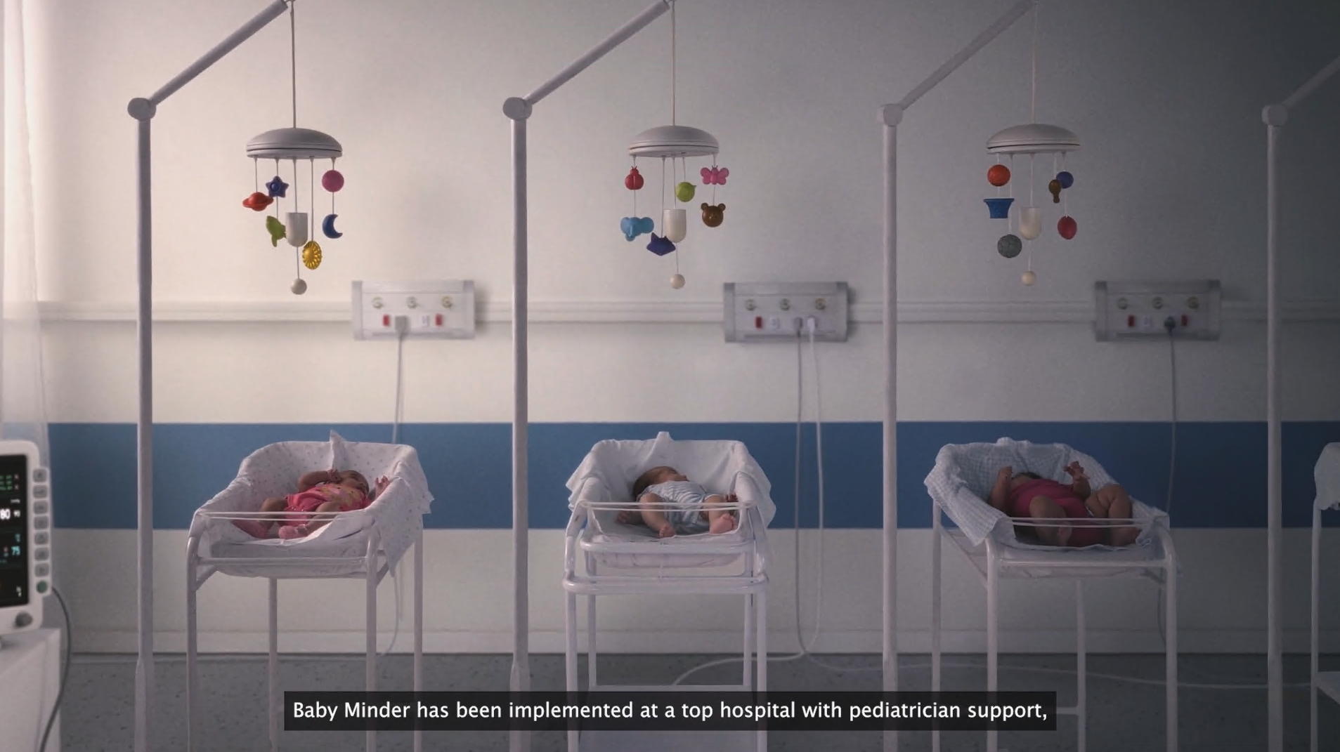 Baby Minder deployed at a hospital nursery