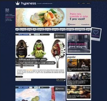 Electrolux branded channel on Hypeness