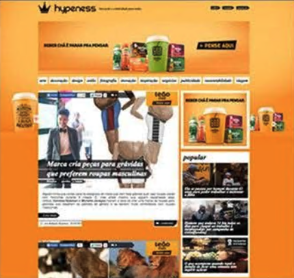Leão branded channel on Hypeness