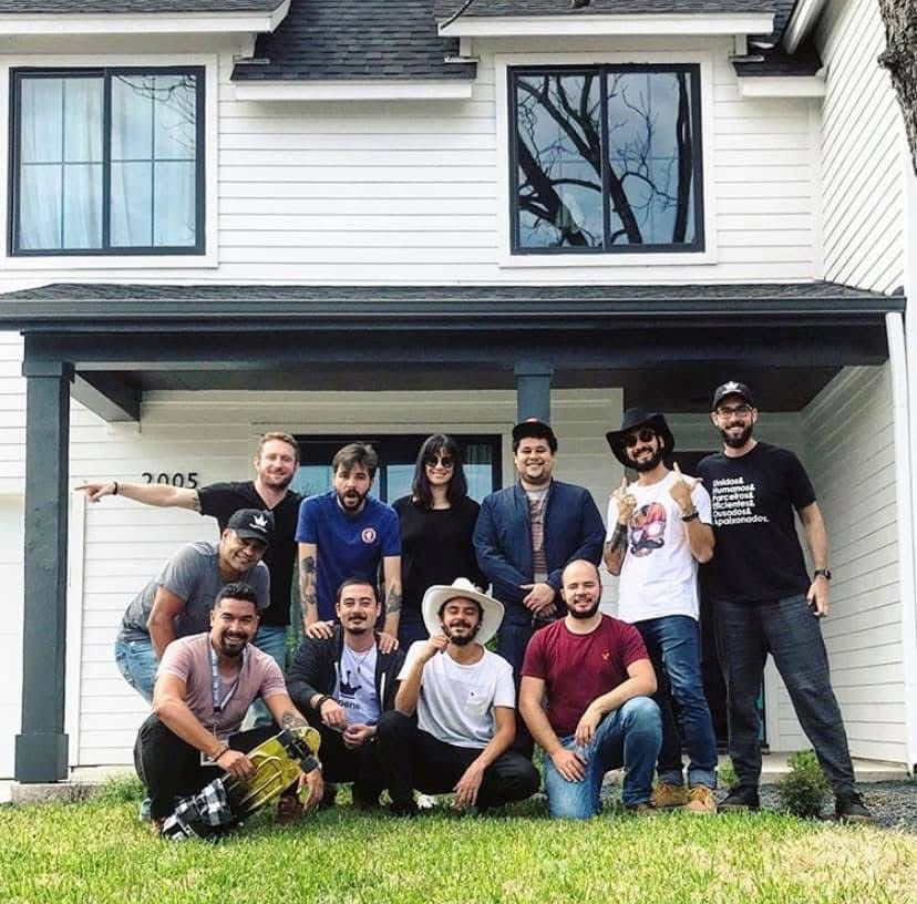 Hypeness team at the SXSW house, Austin
