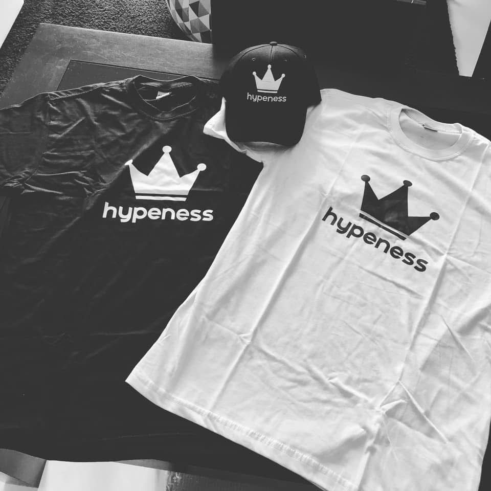 Hypeness t-shirts and cap