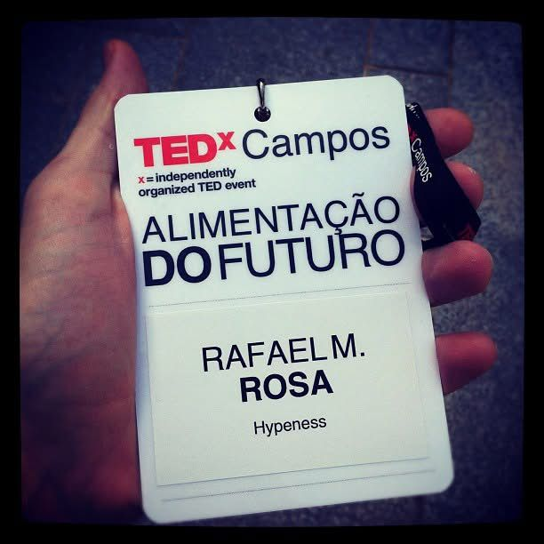 TEDx Campos speaker badge