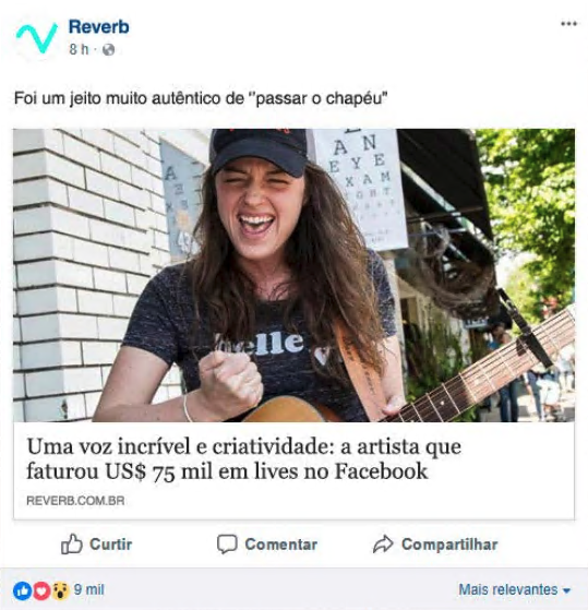 Reverb editorial content